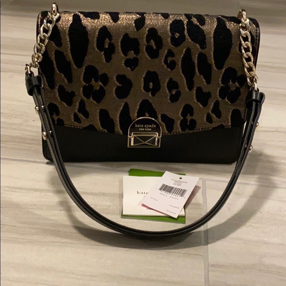 Kate Spade Neve Ocelot Medium Shoulder Bag